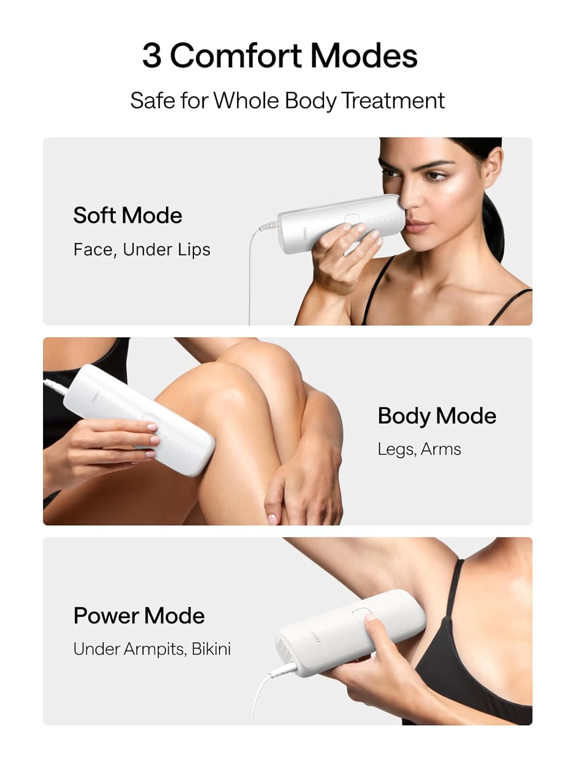 Ulike Sapphire Air 3 IPL Hair Removal Device (Women Preferred) - White