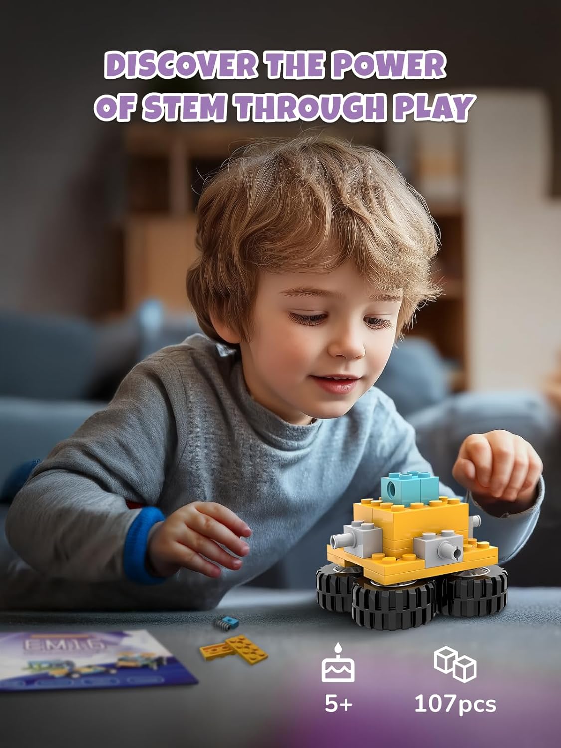 STEM Building Blocks Kit 2025 (Science Learning Toy) - Multi