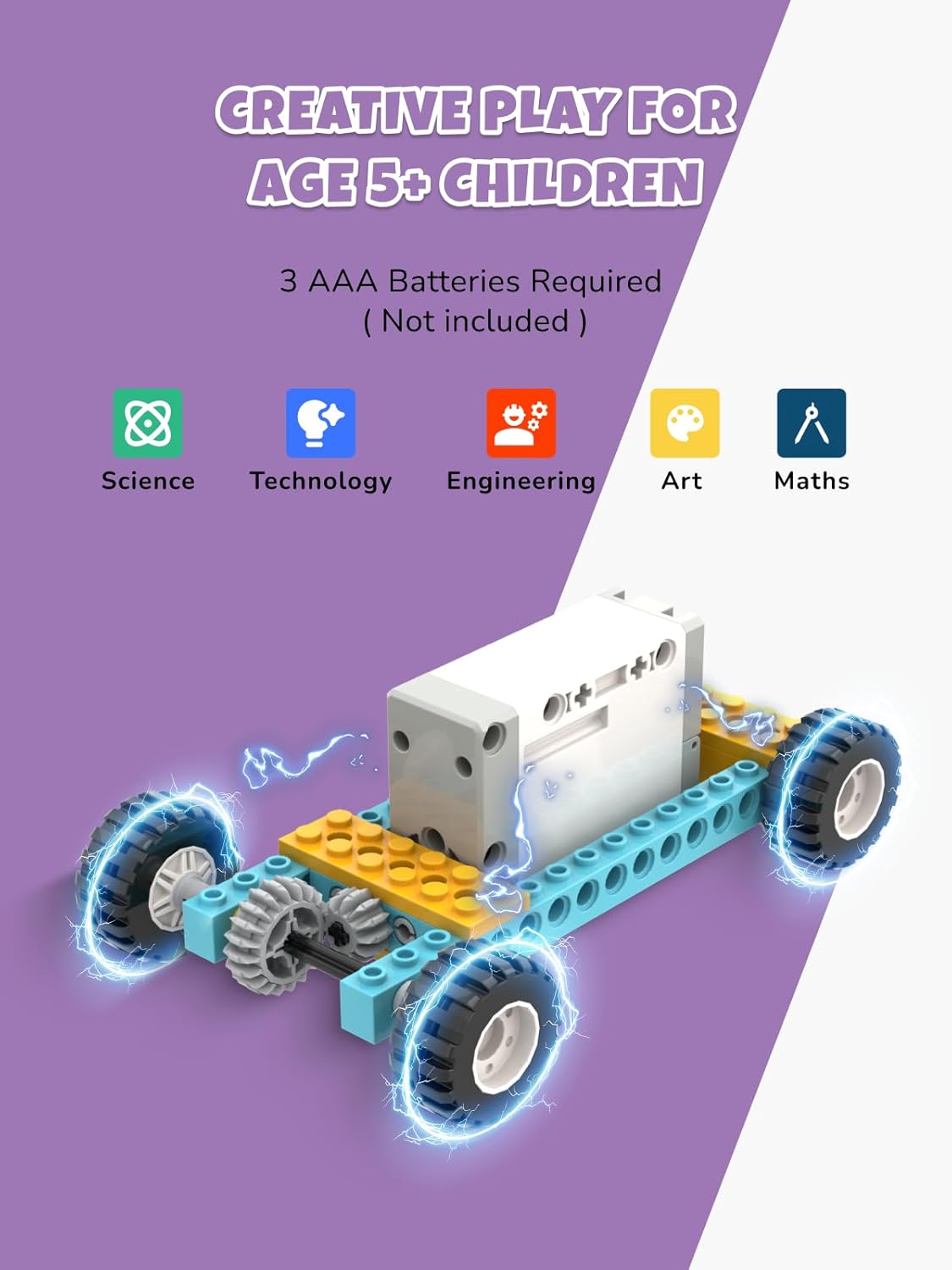 STEM Building Blocks Kit 2025 (Science Learning Toy) - Multi