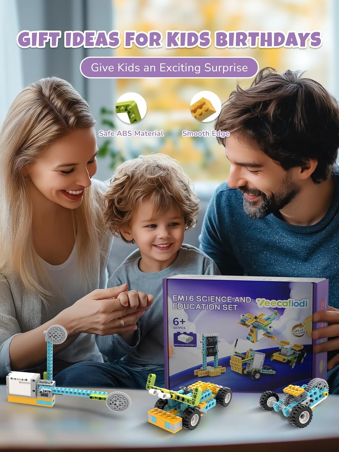 STEM Building Blocks Kit 2025 (Science Learning Toy) - Multi