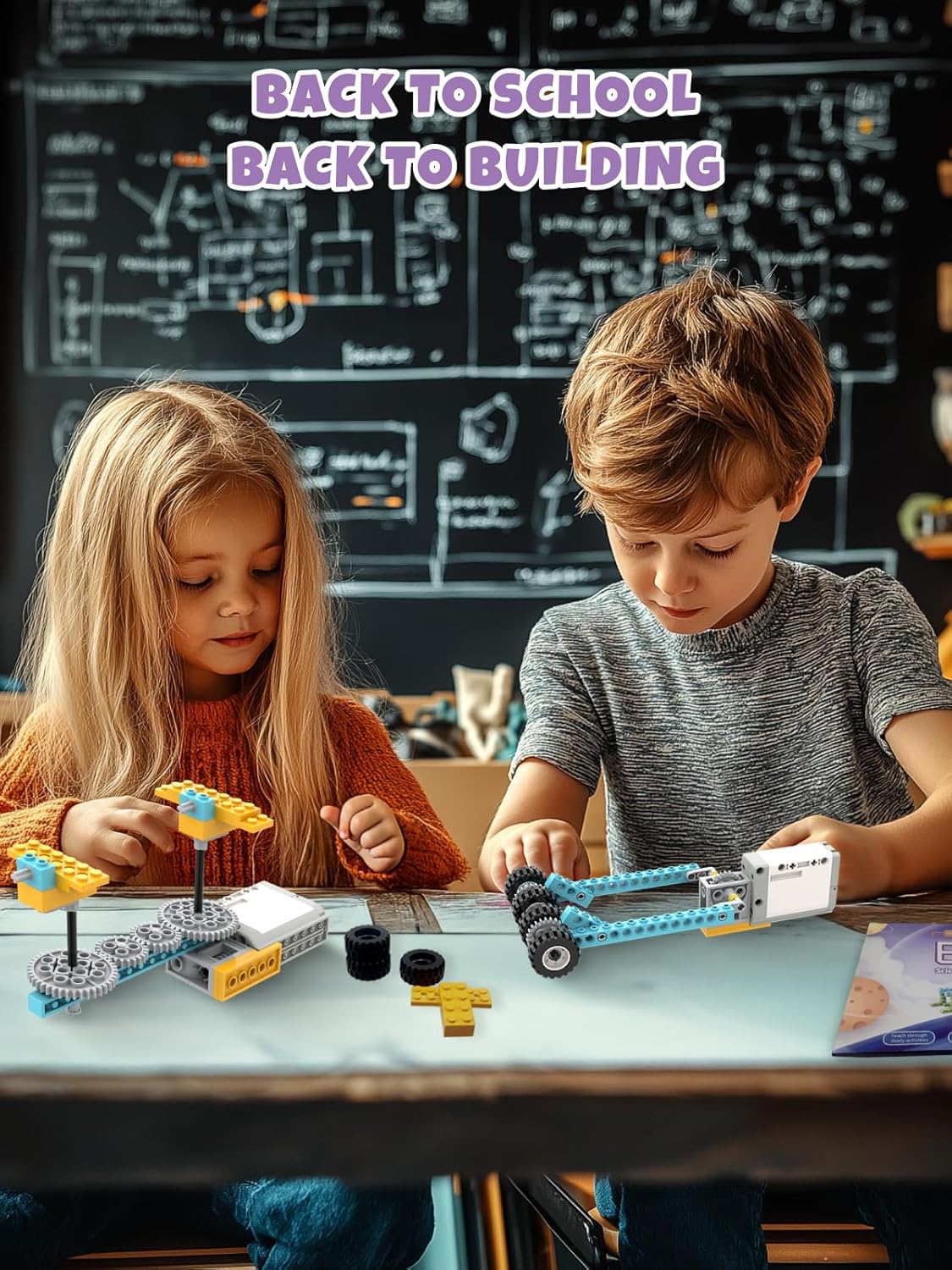 STEM Building Blocks Kit 2025 (Science Learning Toy) - Multi