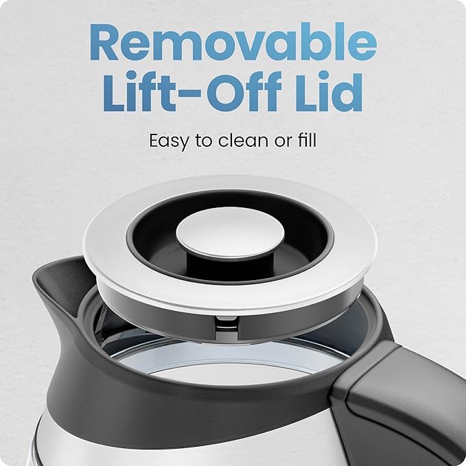 Electric Kettle Digital Temp-Control 1.8 L - black