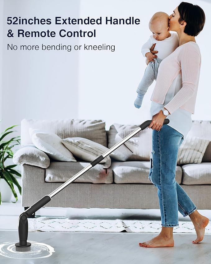 Midea Smart Washing Brush (Portable & Rechargeable) - black